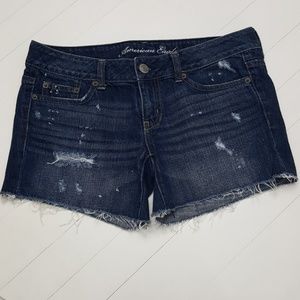 AEO distressed Jean shorts